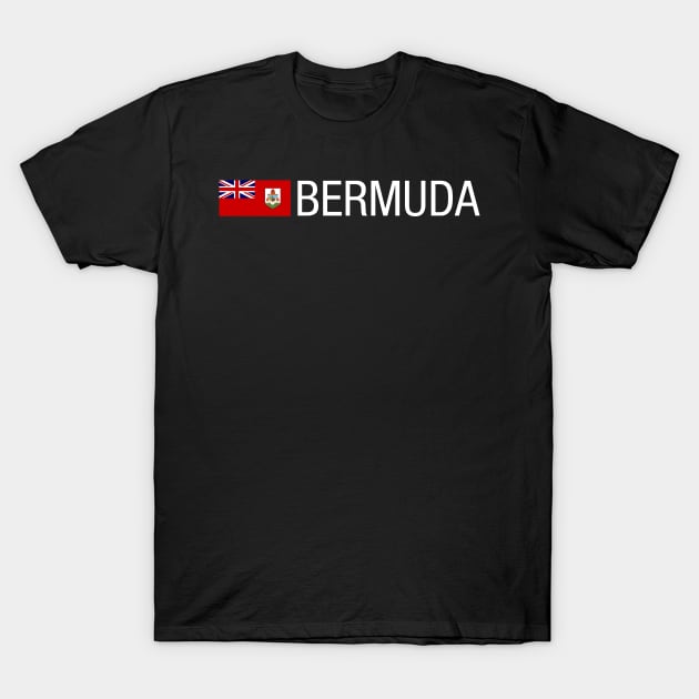 Bermuda Island Flag T-Shirt by CityNoir